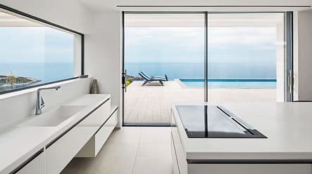 Create rooms which are flooded with light and open out into nature.